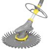 imageVINGLI Automatic Pool Vacuum Cleaner Swimming Pool Vacuum with Additional Hoses ampamp Diaphragms GreyGray