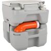 imageVINGLI Portable 53 Gallon Camping Toilet wCarrying BagLarge Capacity Tank for CampingBoatTruckGray