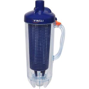 imageVINGLI Leaf Canister with Plastic Mesh Basket Leaf Trap with Handle Skim Leaves and Twigs Fits Pool Vacuum Cleaner Automatic Sweeper BlueBlue