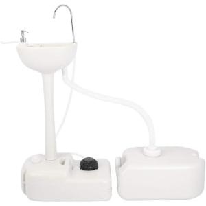 imageVINGLI Portable Hand Sink with 24L Recovery Tank 5 Gal Selfcontained Hand Wash Basin for CampingRVGardenOutdoor EventsGatherings Lightweight ampamp Detachable