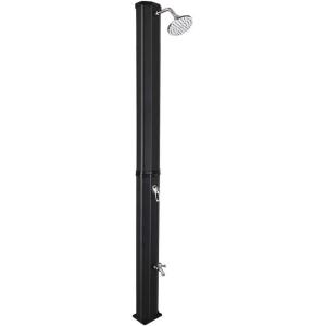 imageVINGLI Solar Heated Shower 93 Gallon Outdoor Shower with Shower Head and Foot Shower Tapfor Outdoor Backyard Poolside Beach Pool SpaBlack 93 Gallon93 Gallon