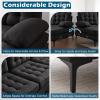 imageVINGLI 110quot Modern U Shaped Sectional Sofa Couch with 51quotD Double Chaise for Living Room Large Tufted Button Couch Sets with 59quot Thickness Seating Padding for Small Spaces Light GreyTufted ButtonDimandblack