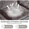 imageVINGLI 110quot Modern U Shaped Sectional Sofa Couch with 51quotD Double Chaise for Living Room Large Tufted Button Couch Sets with 59quot Thickness Seating Padding for Small Spaces Light GreyTufted ButtonDimanddark Grey