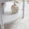 imageVINGLI 256quot Rustic Oak White Round Farmhouse Coffee Table 2Tier Storage Wood Center Circle Accent Table for Living Room Bedroom Apartment Studio and Small Spaces Sturdy Metal FrameNatural Wood