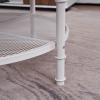 imageVINGLI 256quot Rustic Oak White Round Farmhouse Coffee Table 2Tier Storage Wood Center Circle Accent Table for Living Room Bedroom Apartment Studio and Small Spaces Sturdy Metal FrameMetalrustic Oak