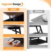imageVINGLI 36quot Lift Top Coffee Table with Free Cloth Storage Bins White Walnut Framhouse Coffee Tables for Living Room Small Modern Coffee Table for Small Space in Minimalistic Style Dark WalnutRustic Espressoblack