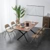 imageVINGLI 4 Pack Folding Chairs with Padded Seats Metal Frame with Pu Leather Seat ampamp Back Capacity 350 lbs Set of 4 BlackKhaki