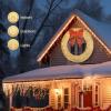 imageVINGLI 48 Inch Prelit Large Christmas Wreath Outdoor Christmas Wreath with 315 LED Lights for Garage Windows Christmas Door Wreath Decorations with Red Bow Timer Remote Control Plugin GoldGold