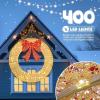 imageVINGLI 48 Inch Prelit Large Christmas Wreath Outdoor Christmas Wreath with 315 LED Lights for Garage Windows Christmas Door Wreath Decorations with Red Bow Timer Remote Control Plugin GoldGold