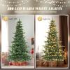 imageVINGLI 75ft PreLit Aspen Artificial Christmas Tree with LED Lights Realistic Christmas Tree w1458 PEampampPVC Branch Tips Metal Stand Indoor Outdoor Holiday Decor7ft 6in