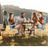 imageVINGLI Aluminum Patio Lawn Chairs Folding Set of 2 with Detachable Cup Holder Webbed Beach Chair Folding Chair Outdoor Portable Camping Chair for Yard Garden Blue alulawnchairBlueGreen