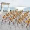 imageVINGLI Bamboo Folding Chair Foldable Dining Wood Chairs Comfortable Seat for Outdoor ampamp Indoor Patio Porch Wedding Party Event 2 PackSet of 1