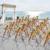 imageVINGLI Bamboo Folding Chair Foldable Dining Wood Chairs Comfortable Seat for Outdoor ampamp Indoor Patio Porch Wedding Party Event 2 PackSet of 2