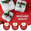 imageVINGLI Christmas Lighted Gift Boxes Set of 3 Weather Proof Present Boxes Ornament Home Decor Prelit 60 LED Lights PreSecured Bowknot for Indoor Outdoor Holiday DecorationsSilver