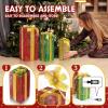 imageVINGLI Christmas Lighted Gift Boxes Set of 3 Weather Proof Present Boxes Ornament Home Decor Prelit 60 LED Lights PreSecured Bowknot for Indoor Outdoor Holiday DecorationsRectangular