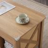 imageVINGLI Farmhouse Lift Top Coffee Table Rustic Grey with Storage ShelfHidden Compartment Mesa De Centro para SalaRattan Natural