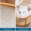 imageVINGLI Glass Coffee Table30quot Round Coffee Table Black Coffee Tables for Living Room 2Tier Clear Glass Top Side Table with Storage Simple ampamp Modern Center Table Mesa de Centro para SalaWaterwaveround Rattan Walnut