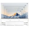 imageVINGLI LED TV Stand 67 Modern Entertainment Center with LED Lights and Storage for 65707585 Inch TV White 67 x 14 x 16White