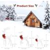 imageVINGLI Lighted Christmas Reindeer Family Set Outdoor Decorations Prelit 270 LED Lights Weather Proof Gold Deer Family Set of 3 Indoor Home Outdoor Yard DecorWhite Deer Set