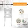 imageVINGLI Mirrored Jewelry Armoire Mirror Jewelry Cabinet Standing with 6 Drawers ampamp 2 Side Doors Jewelry Armoire Cabinet Standing Jewelry Box Mirrored Jewelry Chest Standing Jewelry Box Silver