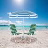 imageVINGLI Patio Lawn Webbed Folding Chairs Set of 2 Outdoor Beach Chair Portable Dining Chair for Yard Garden Green ClassicDark Green
