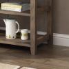 imageVINGLI Rustic Gray Console Table with 3 Drawers and 2 Shelves Wood Console Table for Entryway Farmhouse Console Table Sofa Table with Storage for Living Room 472quot W x 157quot D x 299quot H