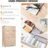 imageVINGLI Unfinished 6 Drawer Dresser Natural Solid Wood Dresser Color DIY Upgraged Rustic Farmhouse Tall Dresser with Spacious Storage Chests of Drawers with Full Extension Drawer Slides177D x 315W x 492H 6 Drawers