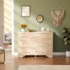 imageVINGLI Unfinished 6 Drawer Dresser Natural Solid Wood Dresser Color DIY Upgraged Rustic Farmhouse Tall Dresser with Spacious Storage Chests of Drawers with Full Extension Drawer Slides177D x 472W x 33H 6 Drawers
