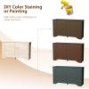 imageVINGLI Unfinished 6 Drawer Dresser Natural Solid Wood Dresser Color DIY Upgraged Rustic Farmhouse Tall Dresser with Spacious Storage Chests of Drawers with Full Extension Drawer Slides177D x 57W x 33H 6 Drawers