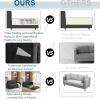 imageVINGLUpgraded Loveseat Sleeper 535quot W 83quot L Convertible Sofa Bed Couch Futon Couches for Living Room Twin Folding Couch Bed for Small Spaces Foldable Floor Gaming Sofa Bed for Basement Dark GreyDark Grey