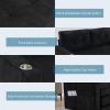 imageVINGLUpgraded Loveseat Sleeper 535quot W 83quot L Convertible Sofa Bed Couch Futon Couches for Living Room Twin Folding Couch Bed for Small Spaces Foldable Floor Gaming Sofa Bed for Basement Dark GreyBlack