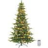 imageVINGLI 75ft PreLit Aspen Artificial Christmas Tree with LED Lights Realistic Christmas Tree w1458 PEampampPVC Branch Tips Metal Stand Indoor Outdoor Holiday Decor6 FT