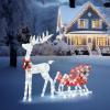 White Sleigh Set