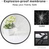 imageVINGLI 30inch Black Round Wall Mirror Metal Framed Round Wall Mounted Decorative Mirror Modern and Contemporary Decor for Entryways Bathrooms Living Rooms Vanity