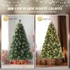 imageVINGLI 6ft Prelit Artificial Christmas Tree with 500 LED Light Pinescones Xmas Pine Tree with 900 Realistic PEampampPVC Branch Tips for Home Decoration Indoor Outdoor6ft 11in