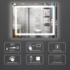 imageVINGLI Led Bathroom Mirror 32quot24quot Lighted Bathroom Mirror with Bluetooth Espejo para Bano Led Espejo Con Luz Touch Dimmable LED Mirror Memory Touchscreen Wall Mounted Defogging IP44CRI90