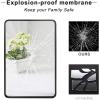 imageVINGLI Rectangular Wall Mirror Bathroom Mirror with Metal Frame Decorative Mirror for Living Room Bedroom Entryway Hanging Horizontally and Vertically 3020 Black 