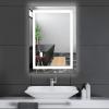 imageVINGLI Led Bathroom Mirror 32quot24quot Lighted Bathroom Mirror with Bluetooth Espejo para Bano Led Espejo Con Luz Touch Dimmable LED Mirror Memory Touchscreen Wall Mounted Defogging IP44CRI90