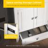 imageVINGLI 24Inch Laundry Sink with Cabinet and PullOut Sprayer Faucet Stainless Steel Utility Sink with Cabinet and Drawer Combo Cabinet with Sink for Laundry ampamp Utility Room Kitchen Bathroom WhiteWhite