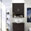 imageVINGLI Bathroom Cabinet Wall Mounted Espresso Wall Cabinet Floating Cabinet for Wall Storage Bathroom with Doors and Adjustable Shelf Medicine Cabinet OrganizerEspresso