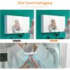 imageVINGLI LED Lighted Medicine Cabinet with Intelligent Mirror Bluetooth Speaker Weather ampamp Temp Display Dimmable AntiFog Builtin Outlet ampamp USB Large 3Door Bathroom Mirror Cabinet48 Inch6D x 48W x 28H