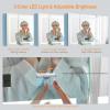 imageVINGLI LED Lighted Medicine Cabinet with Intelligent Mirror Bluetooth Speaker Weather ampamp Temp Display Dimmable AntiFog Builtin Outlet ampamp USB Large 3Door Bathroom Mirror Cabinet48 Inch6D x 48W x 28H