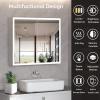 imageVINGLI LED Lighted Medicine Cabinet with Intelligent Mirror Bluetooth Speaker Weather ampamp Temp Display Dimmable AntiFog Builtin Outlet ampamp USB Large 3Door Bathroom Mirror Cabinet48 Inch59D x 315W x 2758H