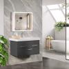 imageVINGLI LED Lighted Medicine Cabinet with Intelligent Mirror Bluetooth Speaker Weather ampamp Temp Display Dimmable AntiFog Builtin Outlet ampamp USB Large 3Door Bathroom Mirror Cabinet48 Inch59D x 315W x 2758H