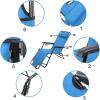 imageVINGLI Folding Outdoor Lounge Chairs Camping Reclining Chairs with Removable Pillow Potable Zero Gravity Chair Patio Recliner for Beaches Pools Balconies Lawns Backyards