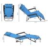 imageVINGLI Folding Outdoor Lounge Chairs Camping Reclining Chairs with Removable Pillow Potable Zero Gravity Chair Patio Recliner for Beaches Pools Balconies Lawns Backyards