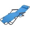 imageVINGLI Folding Outdoor Lounge Chairs Camping Reclining Chairs with Removable Pillow Potable Zero Gravity Chair Patio Recliner for Beaches Pools Balconies Lawns Backyards