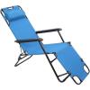 imageVINGLI Folding Outdoor Lounge Chairs Camping Reclining Chairs with Removable Pillow Potable Zero Gravity Chair Patio Recliner for Beaches Pools Balconies Lawns Backyards