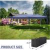 imageVINGLI 10x20 Pop Up Canopy with Sidewalls Wheeled Bag Easy Up Canopy Tent with Nettings Screened in Gazebo for Camping Screened Canopy Blue 10x20Blue