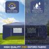 imageVINGLI 10x20 Pop Up Canopy with Sidewalls Wheeled Bag Easy Up Canopy Tent with Nettings Screened in Gazebo for Camping Screened Canopy Blue 10x20Blue